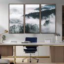 Foggy Forest Landscape Wall Art Canvas Print – Misty by MyGreatCanvas | Canvas Wall Art Prints | Photo Prints & Wall Decor