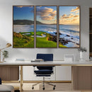 Pebble Beach Golf Links Wall Art Canvas Print – Iconic