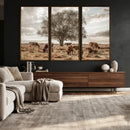 Texas Longhorn Cattle Wall Art, Rustic Western Ranch Canvas by MyGreatCanvas | Canvas Wall Art Prints | Photo Prints & Wall Decor