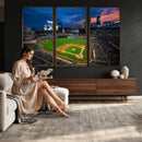 Target Field Wall Art Canvas Print – Baseball Stadium