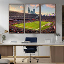 Chicago Bears Soldiers Field Wall Art Canvas Print – Framed