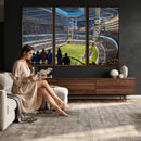 Chicago Dome Stadium Wall Art Canvas Print – Framed Modern
