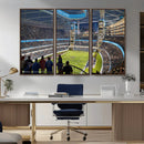 Chicago Dome Stadium Wall Art Canvas Print – Framed Modern