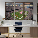 Chicago Bears Soldiers Field Wall Art Canvas Print – Framed