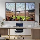 Cleveland Browns Stadium Wall Art Canvas Print – Framed NFL