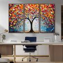 Vibrant Tree of Life Canvas Wall Art – Colorful Abstract by MyGreatCanvas | Canvas Wall Art Prints | Photo Prints & Wall Decor