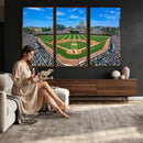 Wrigley Field Baseball Stadium Canvas Wall Art – Packed