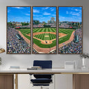 Wrigley Field Baseball Stadium Canvas Wall Art – Packed by MyGreatCanvas | Canvas Wall Art Prints | Photo Prints & Wall Decor