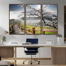 Sakura Cherry Blossom Pathway Canvas Wall Art – Tranquil by MyGreatCanvas | Canvas Wall Art Prints | Photo Prints & Wall Decor