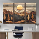 Wood Mountain Wall Art Canvas Print – Layered Forest and by MyGreatCanvas | Canvas Wall Art Prints | Photo Prints & Wall Decor