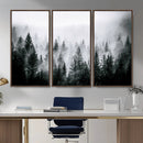 Foggy Pine Forest Canvas Wall Art by MyGreatCanvas | Canvas Wall Art Prints | Photo Prints & Wall Decor