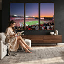 Dooley Stadium Wall Art, Sports Arena Canvas Print, Dooley