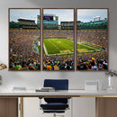 Green Bay Packers Lambeau Field Stadium Wall Art Canvas by MyGreatCanvas | Canvas Wall Art Prints | Photo Prints & Wall Decor