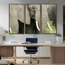 Wild Elephant Wall Art Canvas Print by MyGreatCanvas | Canvas Wall Art Prints | Photo Prints & Wall Decor