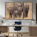 Wild Elephant Wall Art Canvas Print by MyGreatCanvas | Canvas Wall Art Prints | Photo Prints & Wall Decor