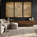 World Map Canvas Print – Framed Travel Map Wall Art for by MyGreatCanvas | Canvas Wall Art Prints | Photo Prints & Wall Decor