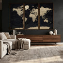 World Map Wall Art Print – Detailed Map of the World Wall by MyGreatCanvas | Canvas Wall Art Prints | Photo Prints & Wall Decor