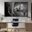 Elephant Family Wall Art Canvas, Framed Elephant Family by MyGreatCanvas | Canvas Wall Art Prints | Photo Prints & Wall Decor