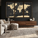 World Map Canvas Print – Detailed Map of the World Wall Art by MyGreatCanvas | Canvas Wall Art Prints | Photo Prints & Wall Decor