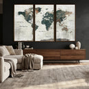 World Map Canvas Print – Framed Travel Map Wall Art for by MyGreatCanvas | Canvas Wall Art Prints | Photo Prints & Wall Decor