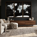 World Map Canvas Print – Framed Push Pin Wall Art, Color by MyGreatCanvas | Canvas Wall Art Prints | Photo Prints & Wall Decor