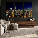 Atlanta Skyline Wall Art Canvas Print – Modern Cityscape by MyGreatCanvas | Canvas Wall Art Prints | Photo Prints & Wall Decor