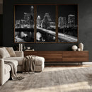 Austin Skyline Wall Art Canvas Print, Austin Downtown Night by MyGreatCanvas | Canvas Wall Art Prints | Photo Prints & Wall Decor