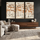 Gazelle Wall Art Canvas Print - Abstract Antelope Wall Art by MyGreatCanvas | Canvas Wall Art Prints | Photo Prints & Wall Decor