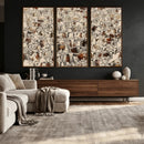 Abstract Longhorn Wall Art Canvas Print - Farm Animal by MyGreatCanvas | Canvas Wall Art Prints | Photo Prints & Wall Decor