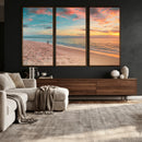 Beach Walk Wall Art Canvas Print – Soft Coastal Photography by MyGreatCanvas | Canvas Wall Art Prints | Photo Prints & Wall Decor