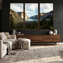 Yosemite Valley Mountain Wall Art Canvas Print, Granite by MyGreatCanvas | Canvas Wall Art Prints | Photo Prints & Wall Decor