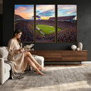 Auburn Stadium Sunset Wall Art Canvas Print, Jordan Hare by MyGreatCanvas | Canvas Wall Art Prints | Photo Prints & Wall Decor