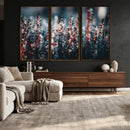 Winter Heather Wall Art Canvas Print, Frosted Floral Nature by MyGreatCanvas | Canvas Wall Art Prints | Photo Prints & Wall Decor