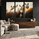 Wild Horse Herd Wall Art Canvas Print, Natural Horse by MyGreatCanvas | Canvas Wall Art Prints | Photo Prints & Wall Decor