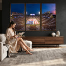 Oklahoma Sooners Memorial Stadium Wall Art Canvas Print,