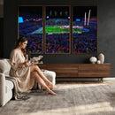 Ole Miss Rebels Vaught Hemingway Stadium Wall Art Canvas