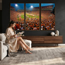 Clemson Tigers Memorial Stadium Wall Art Canvas Print
