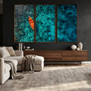 Turquoise Ocean Boat Wall Art Canvas Print by MyGreatCanvas | Canvas Wall Art Prints | Photo Prints & Wall Decor