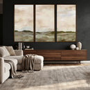 Muted Watercolor Hill Landscape Print — Beige Taupe Cloudy by MyGreatCanvas | Canvas Wall Art Prints | Photo Prints & Wall Decor