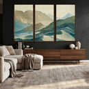 Abstract Mountain Landscape Wall Art Canvas Print – Textured by MyGreatCanvas | Canvas Wall Art Prints | Photo Prints & Wall Decor
