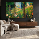 Gustav Klimt Boho Mountain Landscape Large Wall Art, by MyGreatCanvas | Canvas Wall Art Prints | Photo Prints & Wall Decor