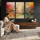 Colorful Abstract Canvas Wall Art — Large Textured Oil by MyGreatCanvas | Canvas Wall Art Prints | Photo Prints & Wall Decor
