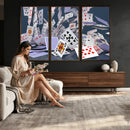 Playing Cards Canvas Wall Art | Casino Game Room Decor, by MyGreatCanvas | Canvas Wall Art Prints | Photo Prints & Wall Decor