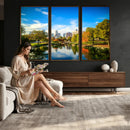 Charlotte Skyline Canvas Wall Art Print – North Carolina Cityscape Photography Print by MyGreatCanvas | Canvas Wall Art Prints | Photo Prints & Wall Decor