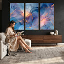Colorful Abstract Canvas Wall Art Print, Vibrant Popup Color Art Print