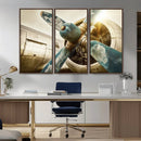 Vintage Airplane Canvas Print by MyGreatCanvas | Canvas Wall Art Prints | Photo Prints & Wall Decor