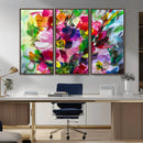Oil Flower Abstract Canvas Print by MyGreatCanvas | Canvas Wall Art Prints | Photo Prints & Wall Decor