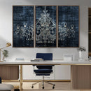 Dark Chandelier Wall Art Canvas Print by MyGreatCanvas | Canvas Wall Art Prints | Photo Prints & Wall Decor