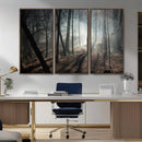 Dark Family and Tree Wall Art Canvas Print by MyGreatCanvas | Canvas Wall Art Prints | Photo Prints & Wall Decor