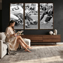 American Football Player Wall Art Canvas Print